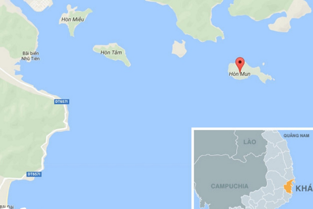 Vị trí đắc địa của Hòn Mun trong Vịnh Nha Trang